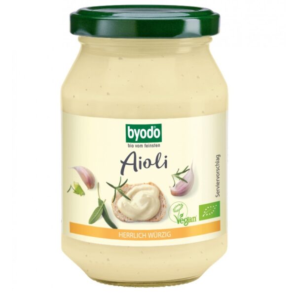 Aioli maioneza cu usturoi vegan bio