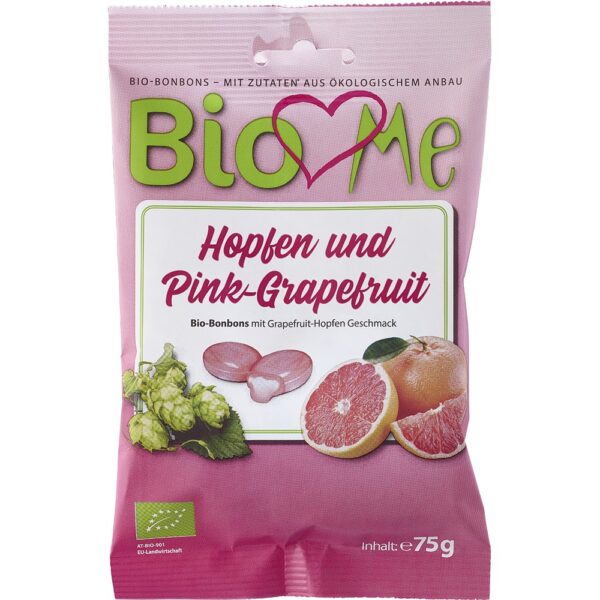 Bomboane bio cu grapefruit roz