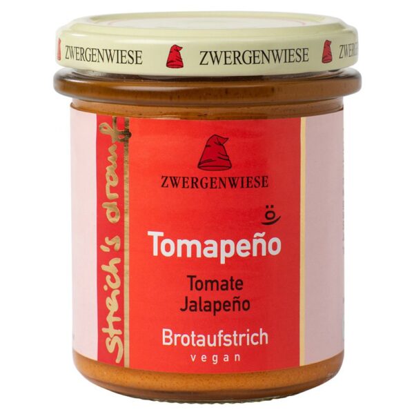 Crema tartinabila vegetala Tomapeno cu rosii si ardei Jalapeno