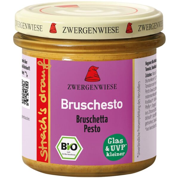 Crema bio tartinabila vegetala Bruschesto cu pesto