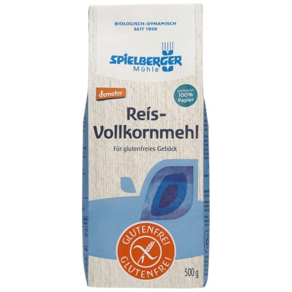Faina integrala de orez bio FARA GLUTEN Demeter