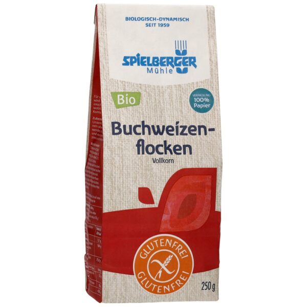 Fulgi de hrisca bio integrali fara gluten