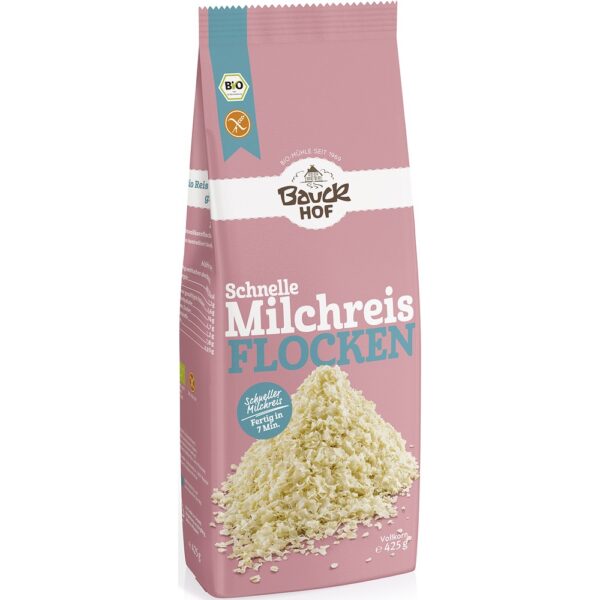 Fulgi bio de orez integral pentru lapte fara gluten