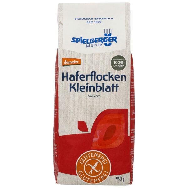 Fulgi mici de ovaz bio integrali fara gluten Demeter