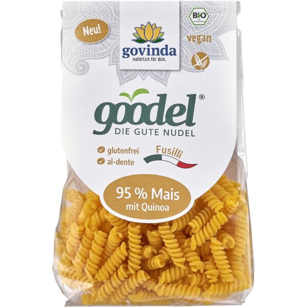 Fusilli bio din porumb cu quinoa fara gluten