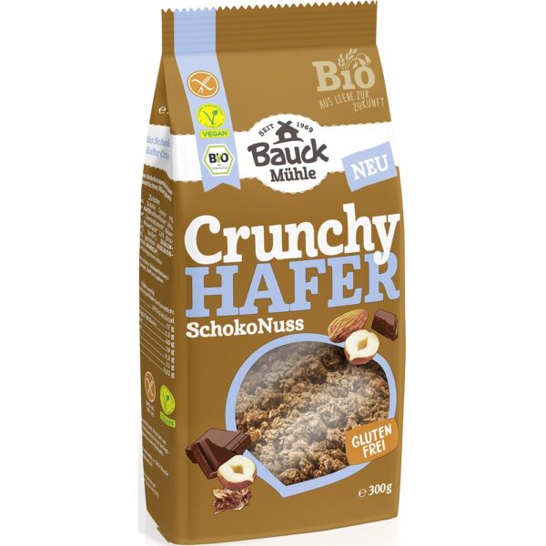 Musli bio crocant cu ciocolata si nuca fara gluten