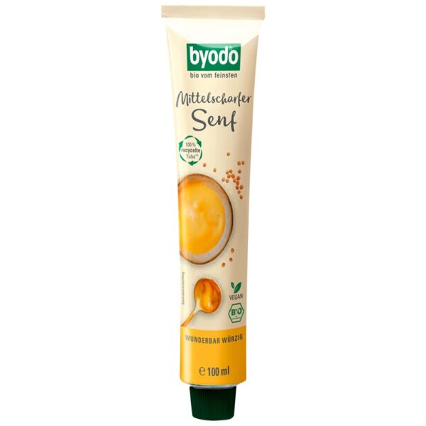 Mustar bio usor picant in tub