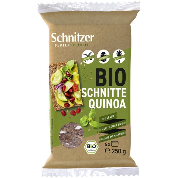 Paine bio din quinioa fara gluten 6 felii
