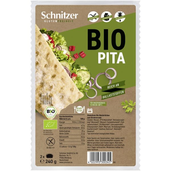 Pita bio 2 bucati fara gluten