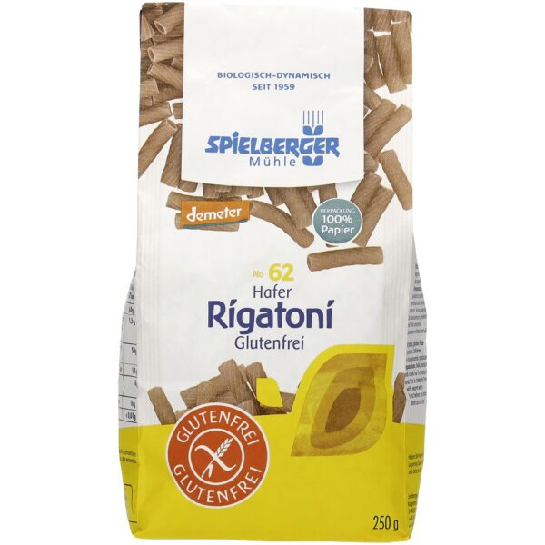 Rigatoni bio din ovaz fara gluten